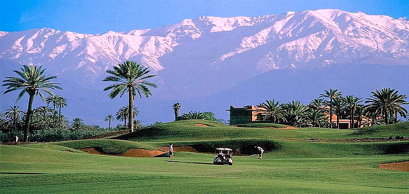 Golf 2 Green fees : 3j/2n - Riad + 2 Parcours Green fees au choix pour 2 pers..............265 € / pers  